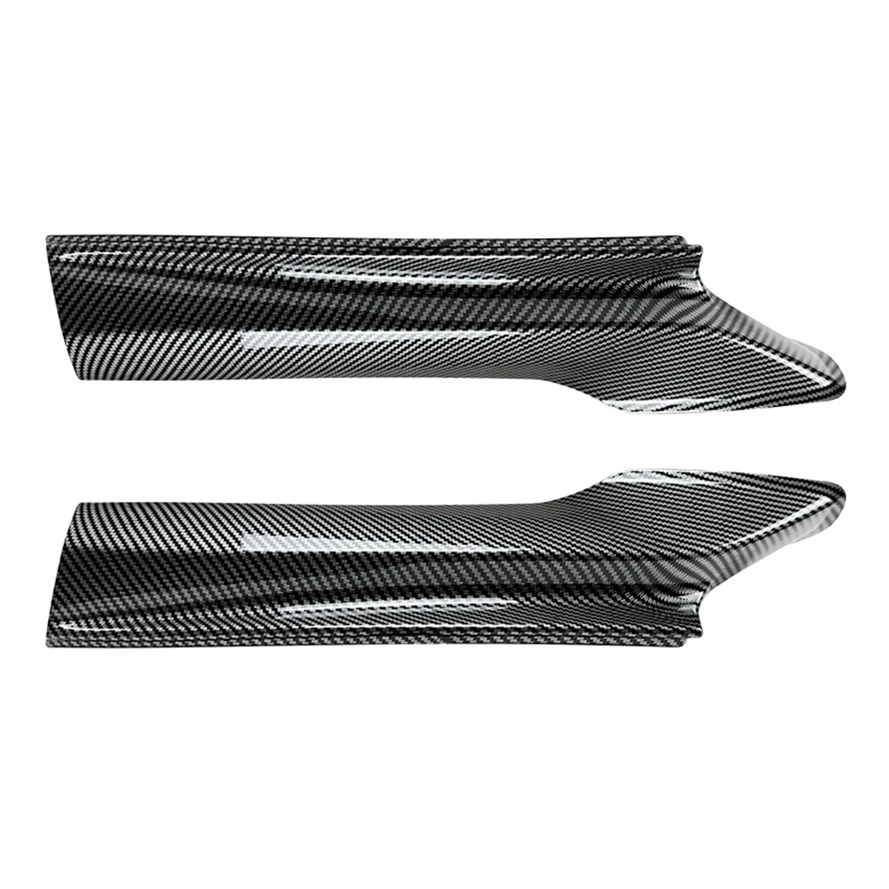 

Auto Racing Carbon Pattern Front Bumper Guard Made Of ABS Material Non-deformed Design Quick Installation Process
