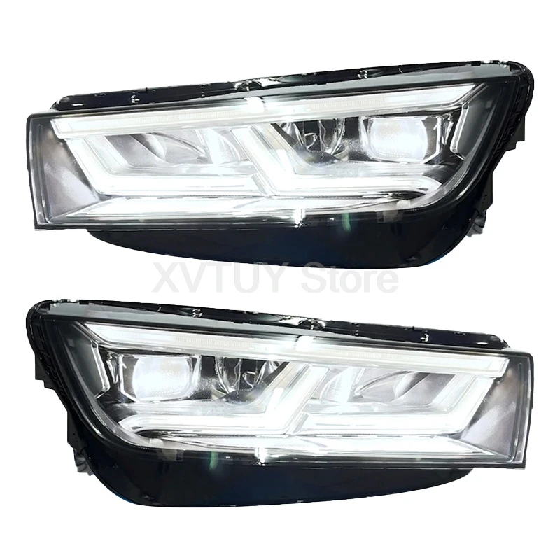 Car Lights For 2018 2019 2020 Audi Q5 Headlight Assembly Auto Parts Modification Full LED Daytime Lights New Style DRL Head Lamp