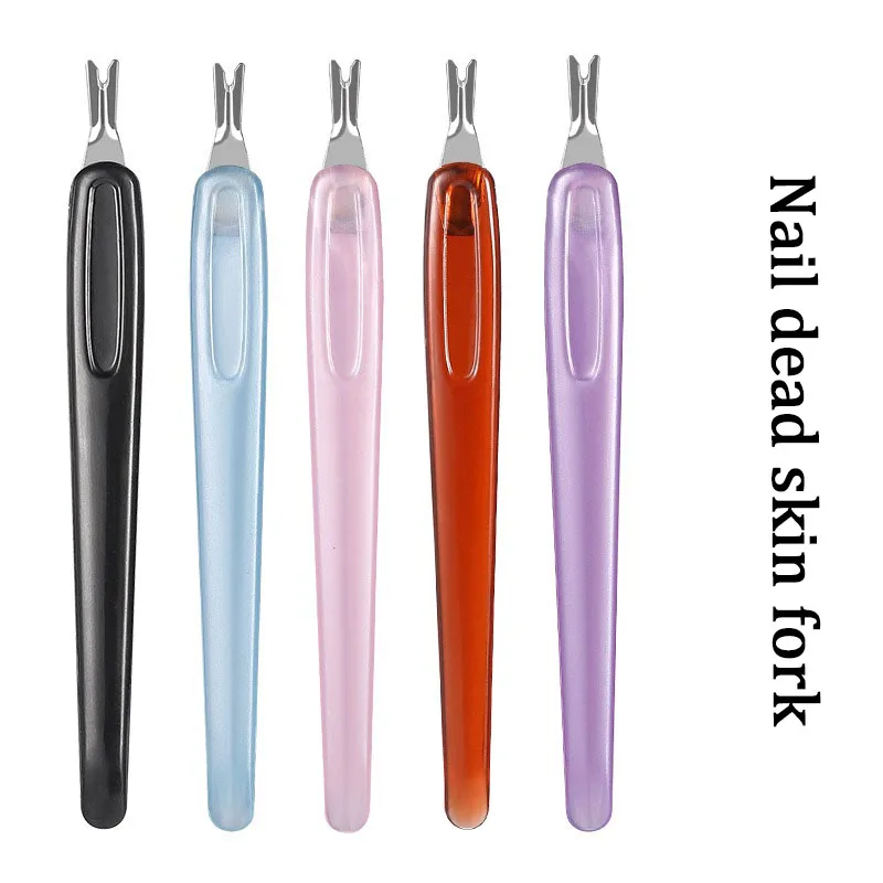 1PCS/5PCS Cuticle Pusher Manicure Cuticle Take Out Spatula Push Nails Cuticle Remover Tool Sticks Manicure SPT03