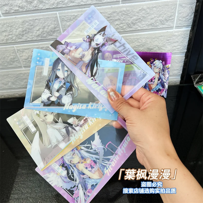 Tarjeta transparente de Pvc de archivo azul Bai Zhou Zi Hu Ban Tian Tong Alice herramienta mágica de fotografía de viaje para regalos de colección de fans