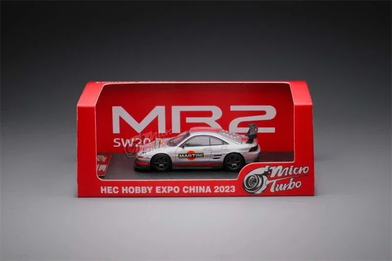 

Литая под давлением модель автомобиля MicroTurbo 1:64 MR2 SW20 Revision 4, Martini