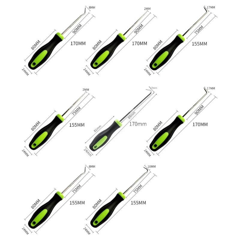 V8pcs/Set Ergonomic Designs Sick and Cloc