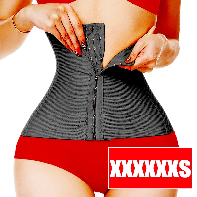 

AfruliA 6XS 5XS Waist Cincher Underbust Bustier Corset Slimming Waist Trainer Belt Slim Body Shaper Modeling Strap Fajas Girdles