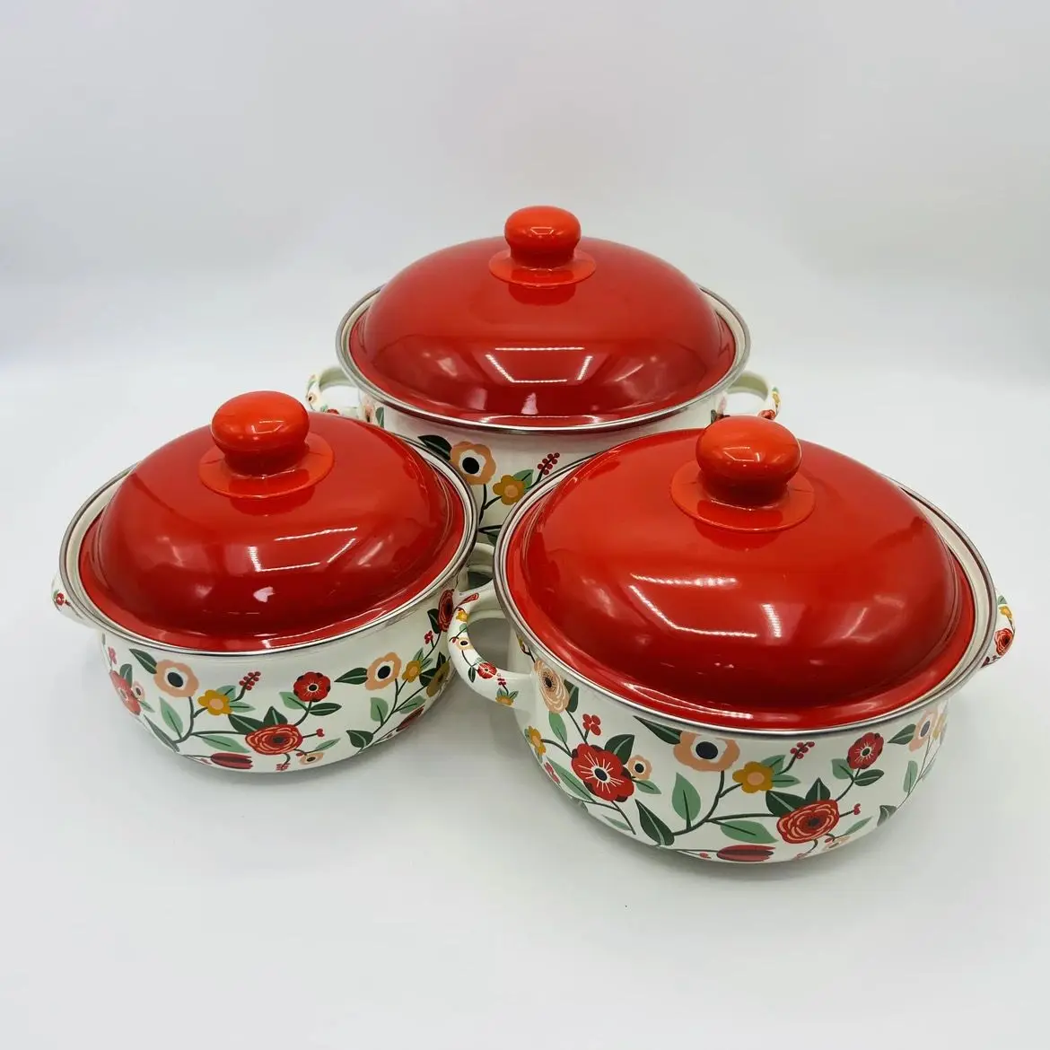 Enamel Thickened Stew Pot Household Kitchen Cookware Cooking Noodles Hot Milk Baby Supplement Stock Pot - Image 2