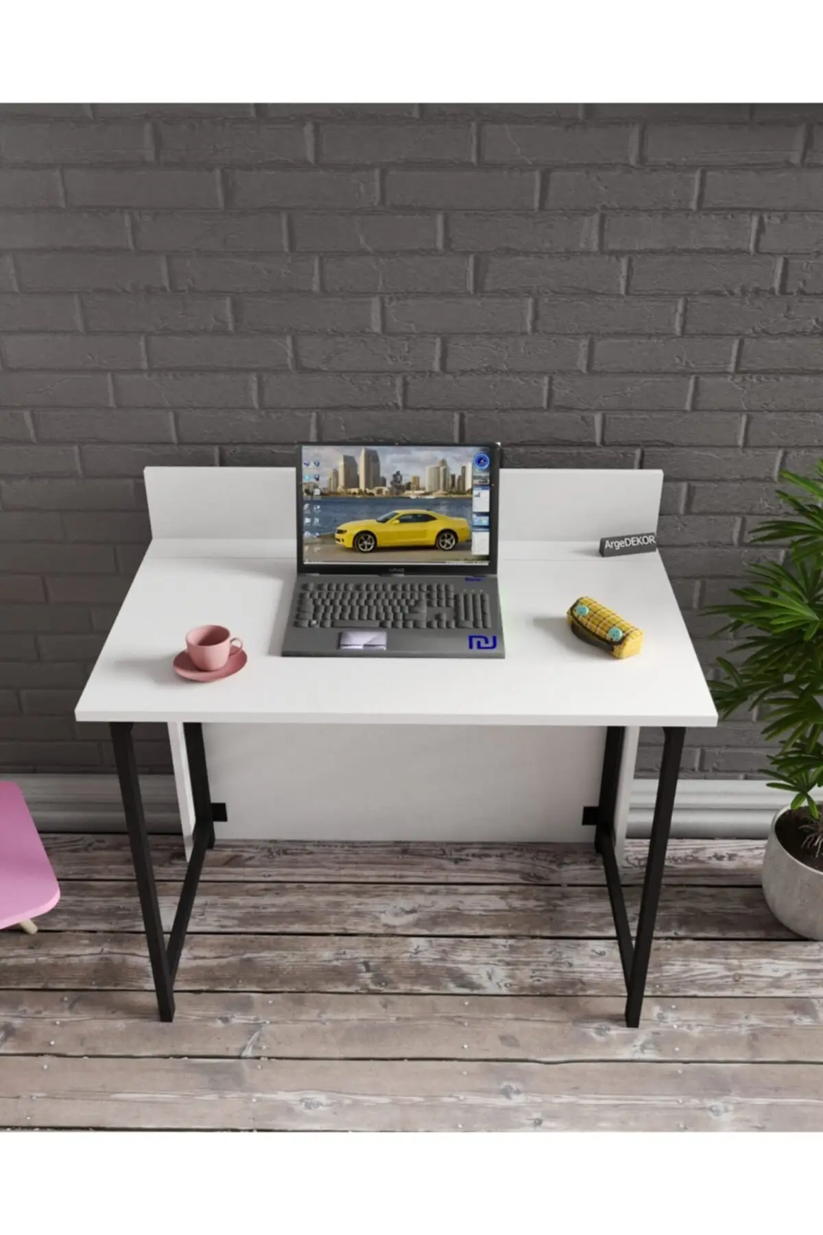 Table de travail pliante, table d'ordinateur de bureau, table à manger polyvalente