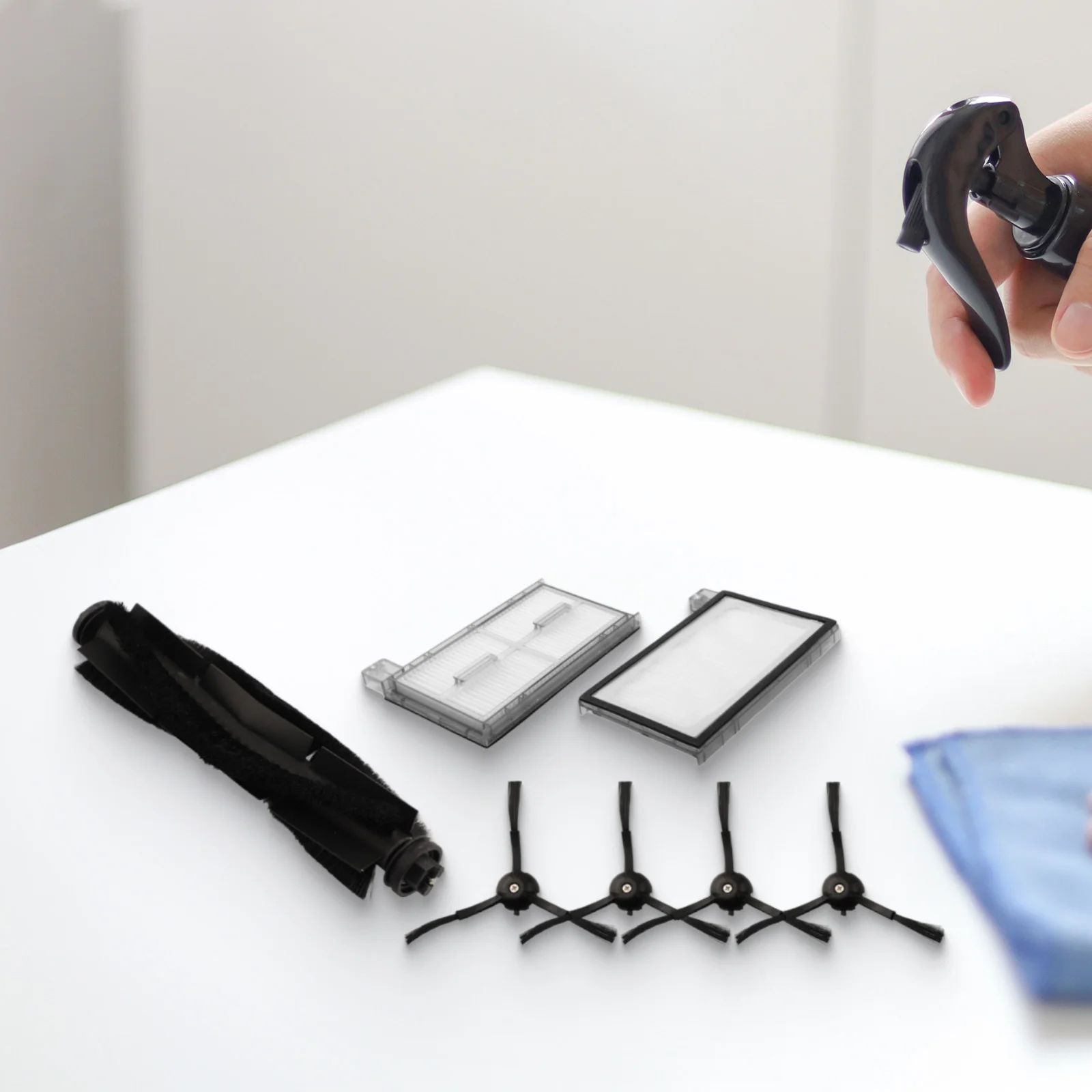 قطع غيار مكنسة كهربائية ، مجموعة فلتر فرشاة جانبية رئيسية لسلسلة X8 Pro X8 Pro SES ، ملحقات تنظيف المنزل البديلة