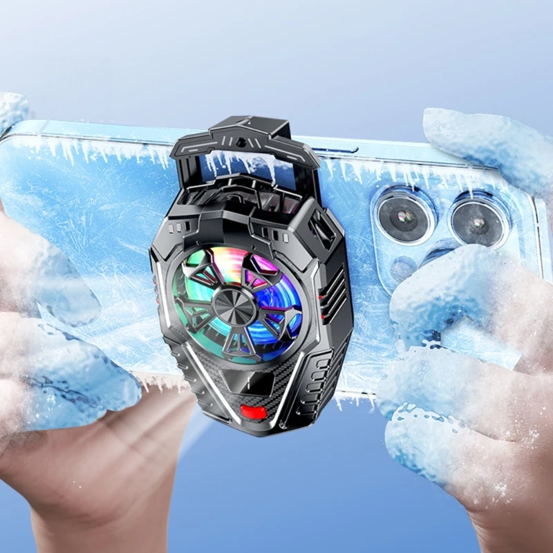 Semiconductor Coolers Radiator with LED Light 3 Gear Temperature