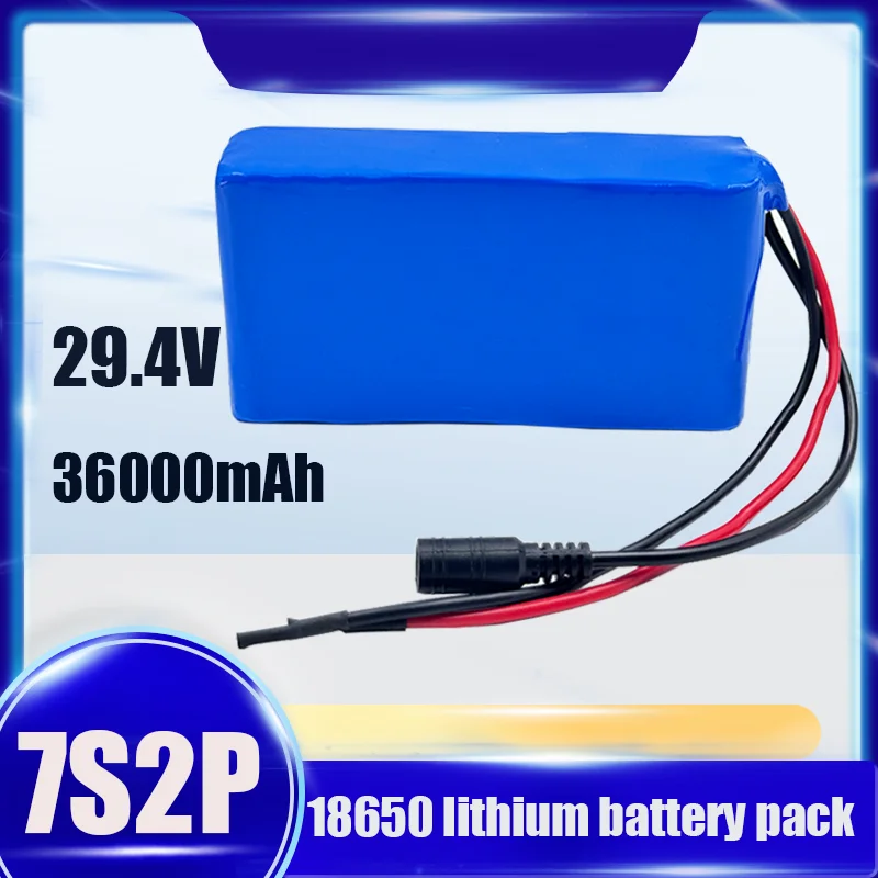 18650 Lithium Battery Pack 29.4V For Electronic Sprayers, Electric Wheelchairs, Special Equipment, Robots, AGV, Rail Transit...