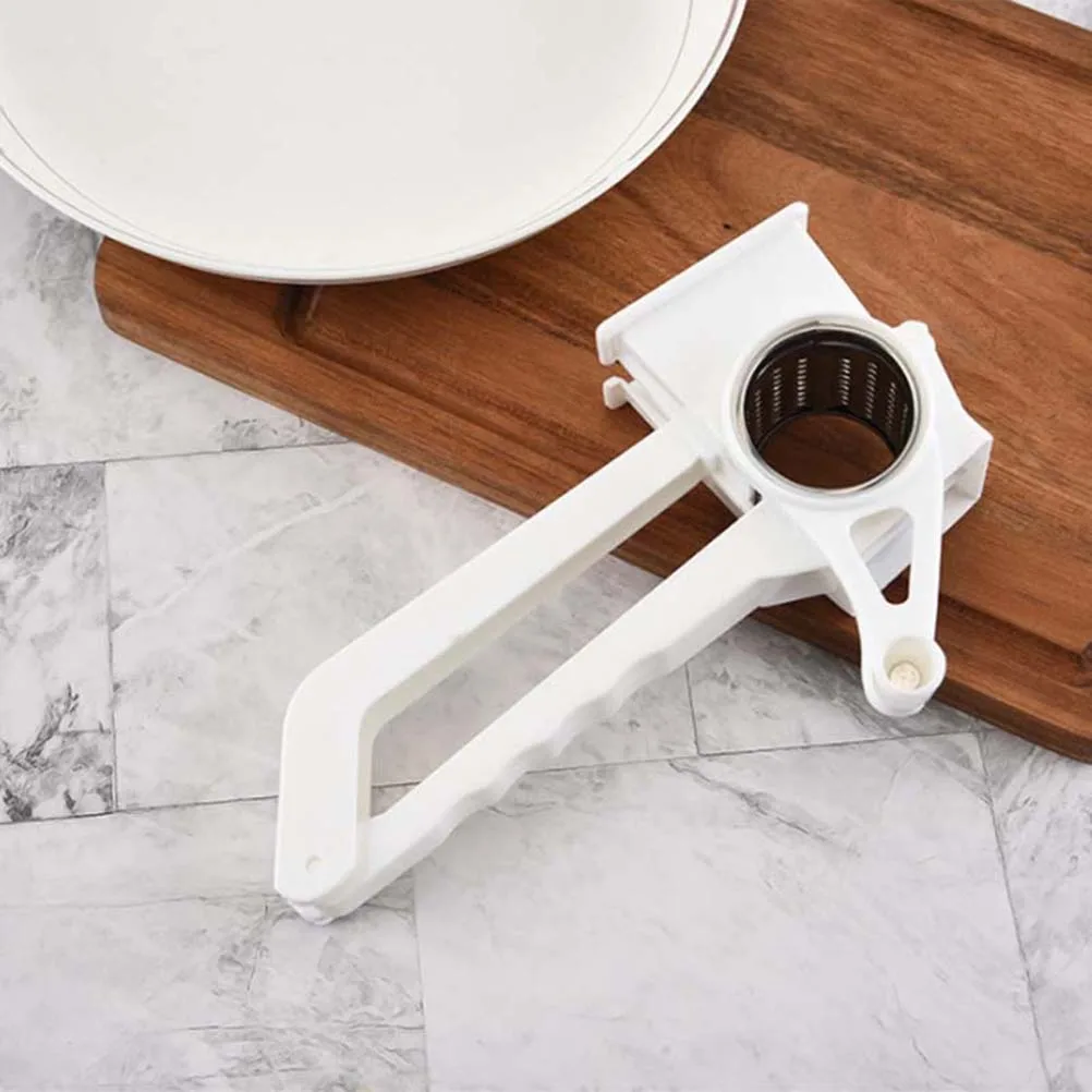 

1Pcs Multifunctional Cheese Grater Stainless Steel Rotary Shredder for Hard Cheese Chocolate Nuts Fruits Vegetables Kitchen Tool