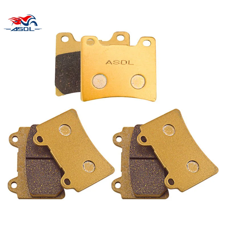 

Motorcycle Accessories Front and Rear Brake Pads Disc For YAMAHA FZR750 Genesis FZR1000 87-88 TRX850 TRX 850 96-99 FZR 750 1000