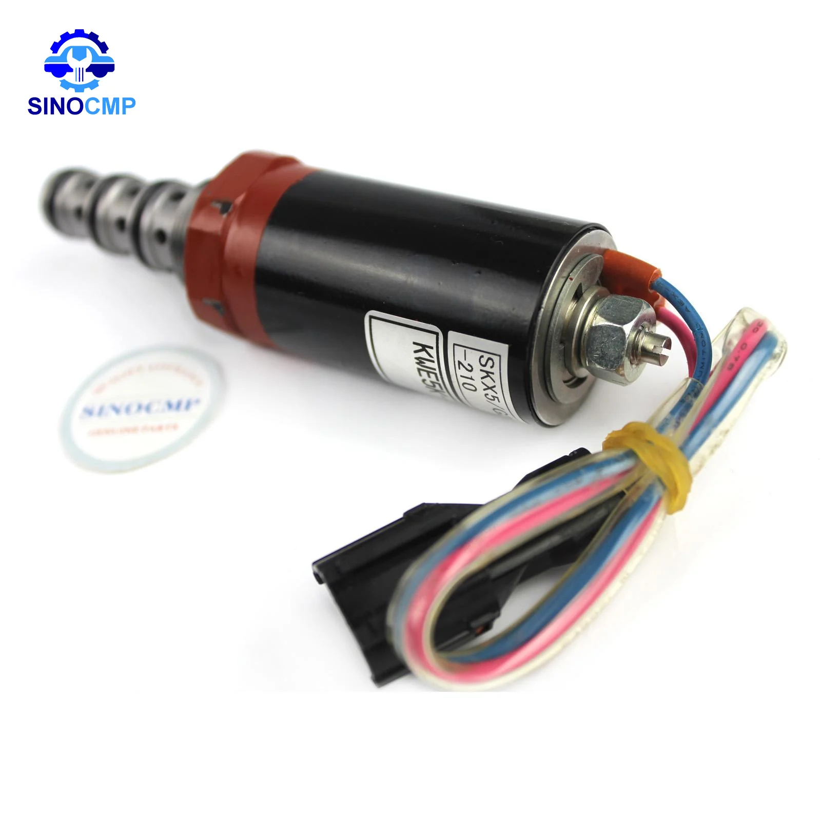 KWE5K-20/G24Y13 SKX5/G24-210 Solenoid Valve For Sumitomo SH120 SH135 SH200 Excavator Hydraulic Pump Parts