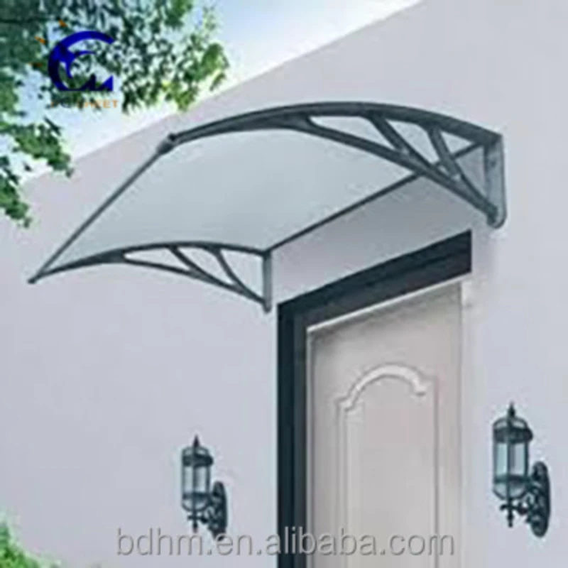 Polycarbonate door canopy and awnings/decorative window awning/ aluminum awning