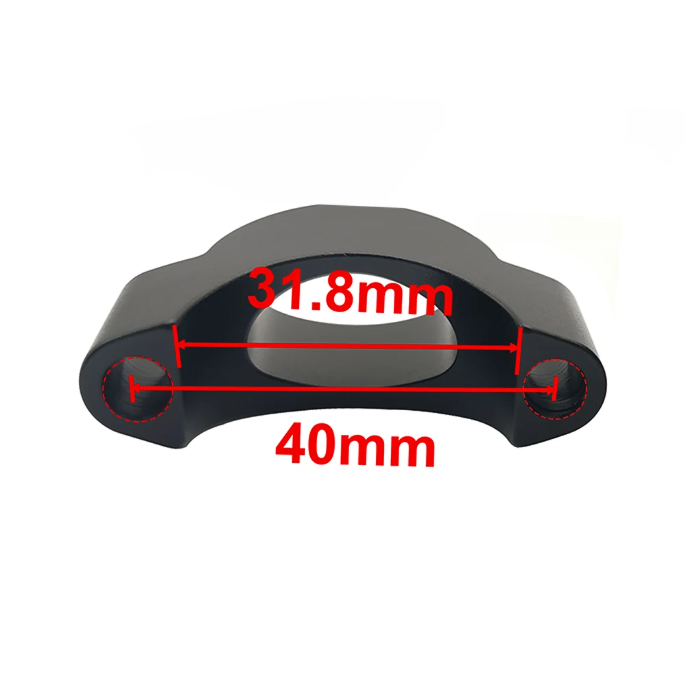 دراجة بقية بار الناهض الفواصل ل 31.8 مللي متر TT المقود أجزاء 10/20 مللي متر ارتفاع فاصل المشبك الطريق الدراجة اكسسوارات