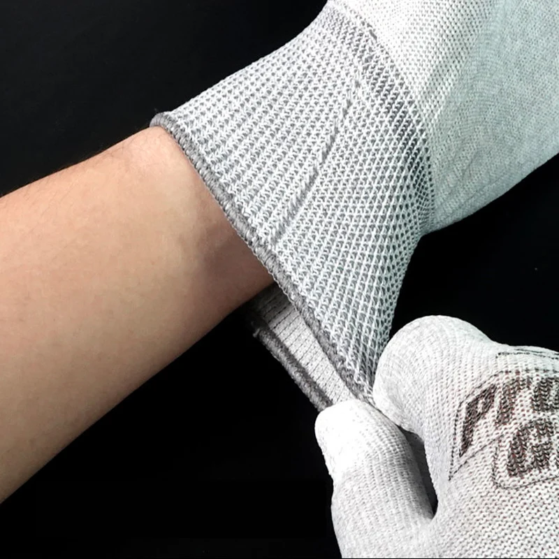 Relife ถุงมือป้องกันไฟฟ้าสถิตย์ RL-063, ถุงมืออิเล็กทรอนิกส์ ESD กันลื่นทนต่อการเสียดสีสำหรับซ่อมโทรศัพท์ถุงมือป้องกันนิ้ว