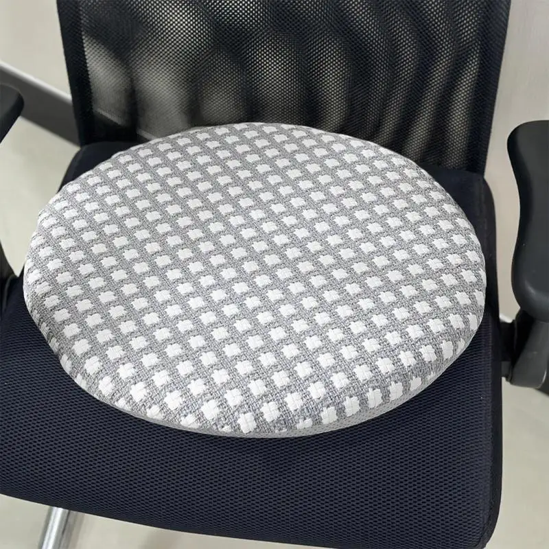 Dining Chair Cushion Anti-Slip Round Sitting Pad For Chair Washable Chair Seat Cushion For Children's Room Living Room Garden