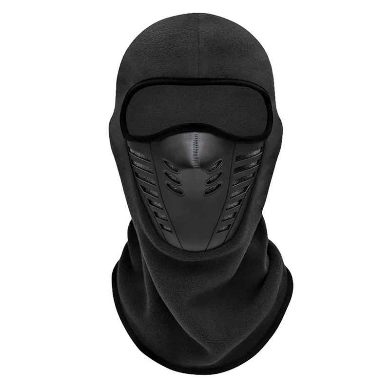 Motorcycle Mask Fleece Thermal Face Mask Keep Warm Moto Riding Balaclava Motorbike Biker Winter Windproof Ski Mask Men Women