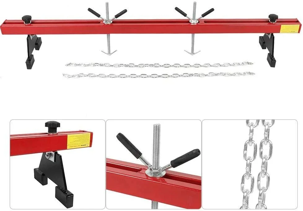 Heavy duty engine bracket, double beam bracket, motor, lateral lifter, gearbox, hoist, engine load leveling machine