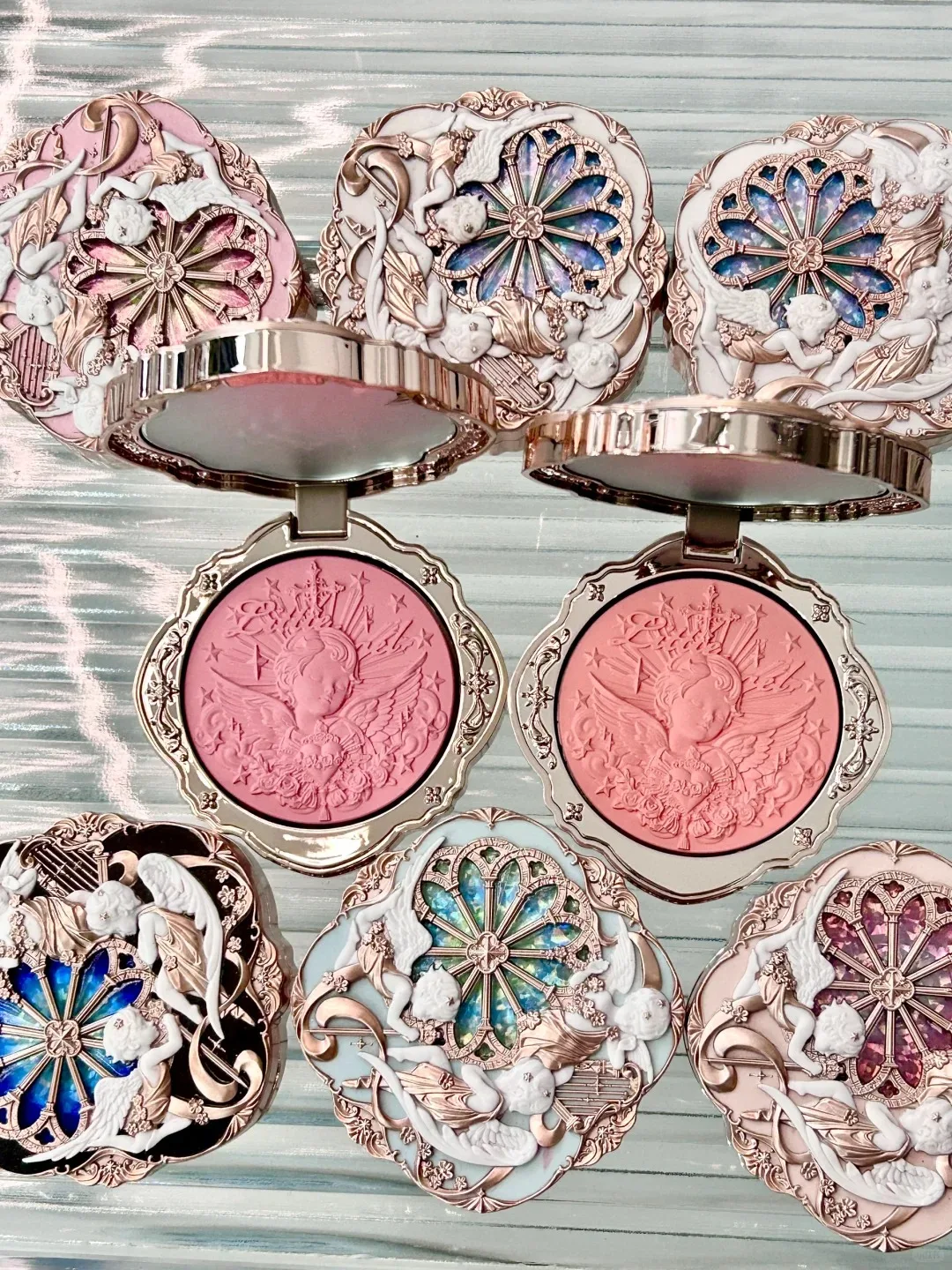 Flower Knows Little Angel Blushes Lightweight,Smooth,Long-lasting All-Day Face Enhancing Makeup Korean Blush Cream For Cheek