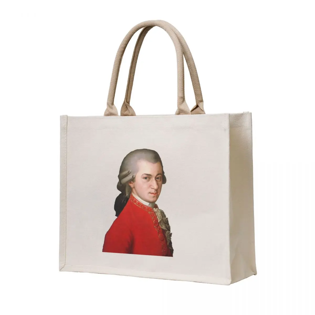 

Wolfgang Amadeus Mozart Tote Bag bag luxury women supermarket folding bag Women's bags Shopper