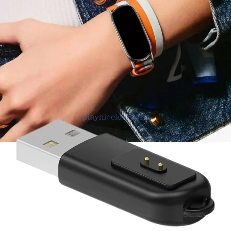 USB Charging Connector Portable Charging Adapter 90 Degree Watch Charging Adapter For Xiaomi Band 9/8/8