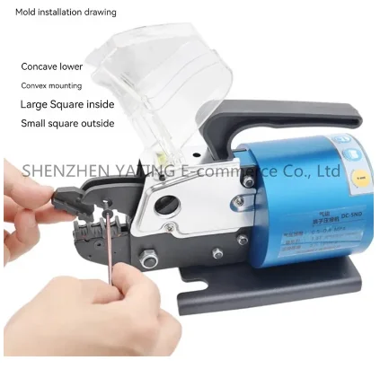 

Pneumatic Cold Pressing Terminal Crimping Machine with Pre Insulated Needle Type Replaceable Mold