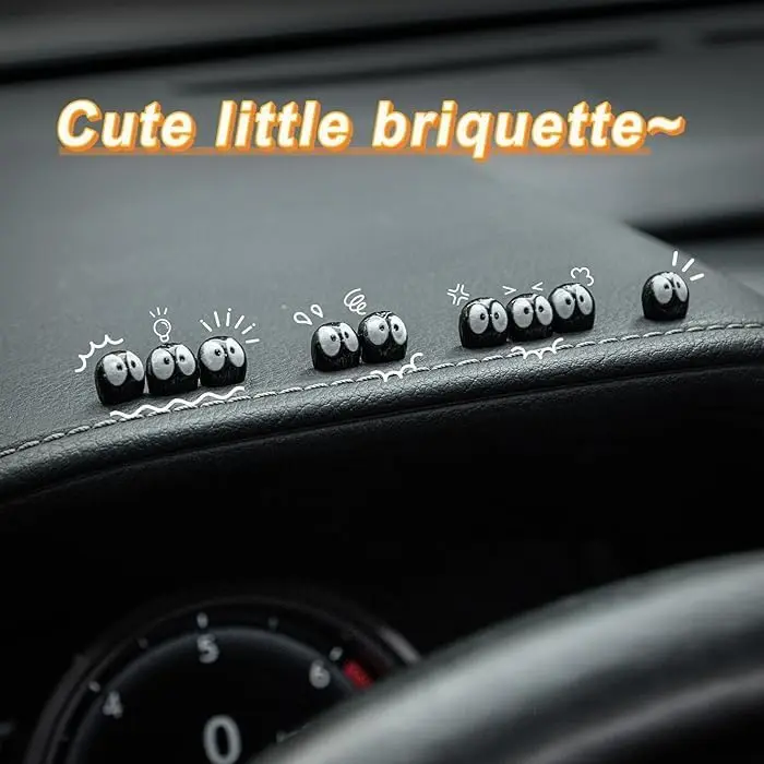 

5/10/20PCS Cartoon Soot Sprites Accessories for Car Interior Decoration Dashboard Car Ornament Funny Gifts