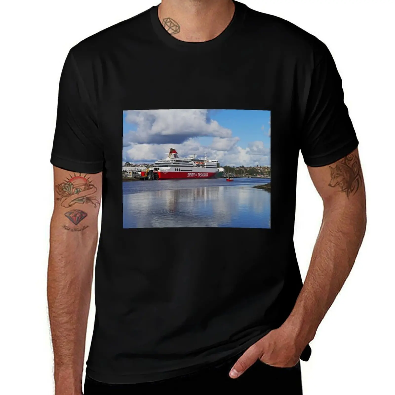 Spirit of Tasmania 11, Devonport, Tasmania, Australia T-Shirt Moisture Wicking Athletic T-Shirt