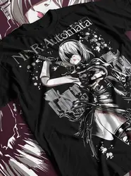 Unisex Nier 2B Yorha Gaming T-shirt Anime Waifu Shirt