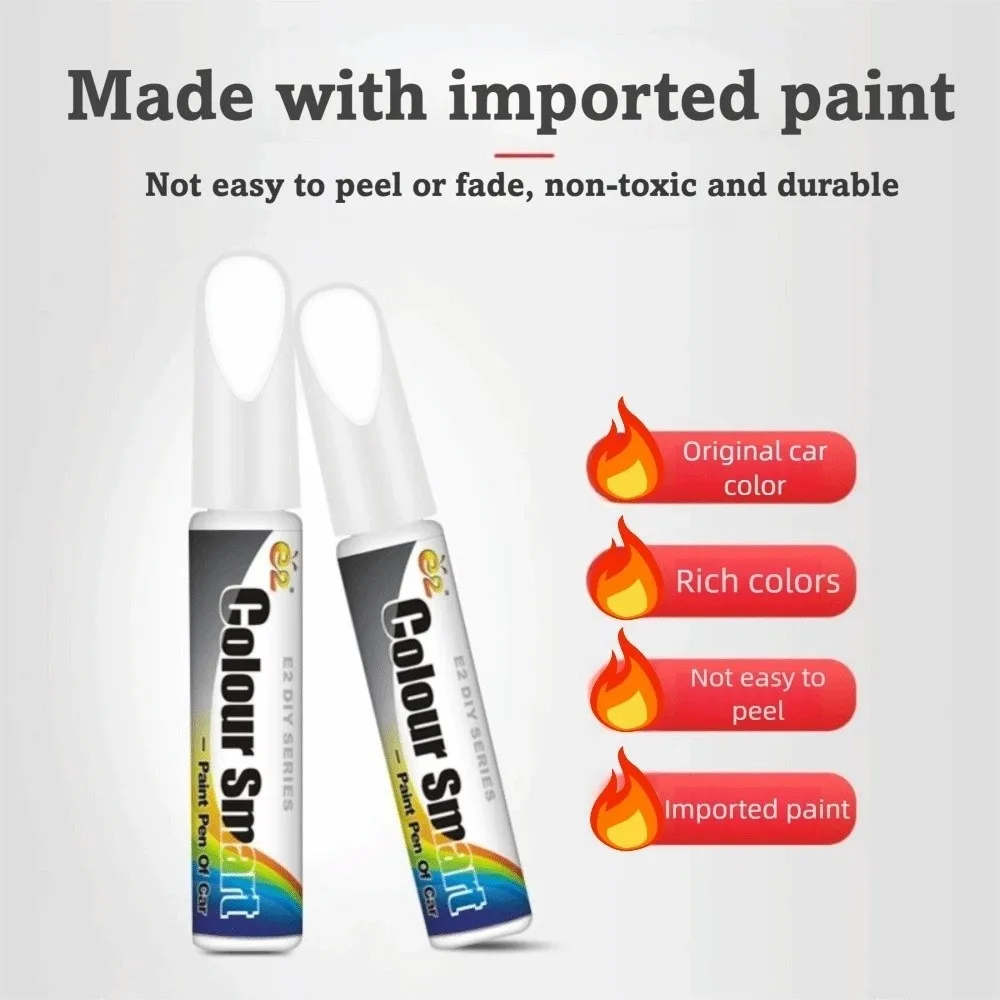 عالي اللمعان الطلاء اللمس حتى فرشاة مزيل مقاوم للماء خدش إصلاح فرشاة حشو 7 ألوان الإطارات فرشاة الطلاء تصفيف السيارات