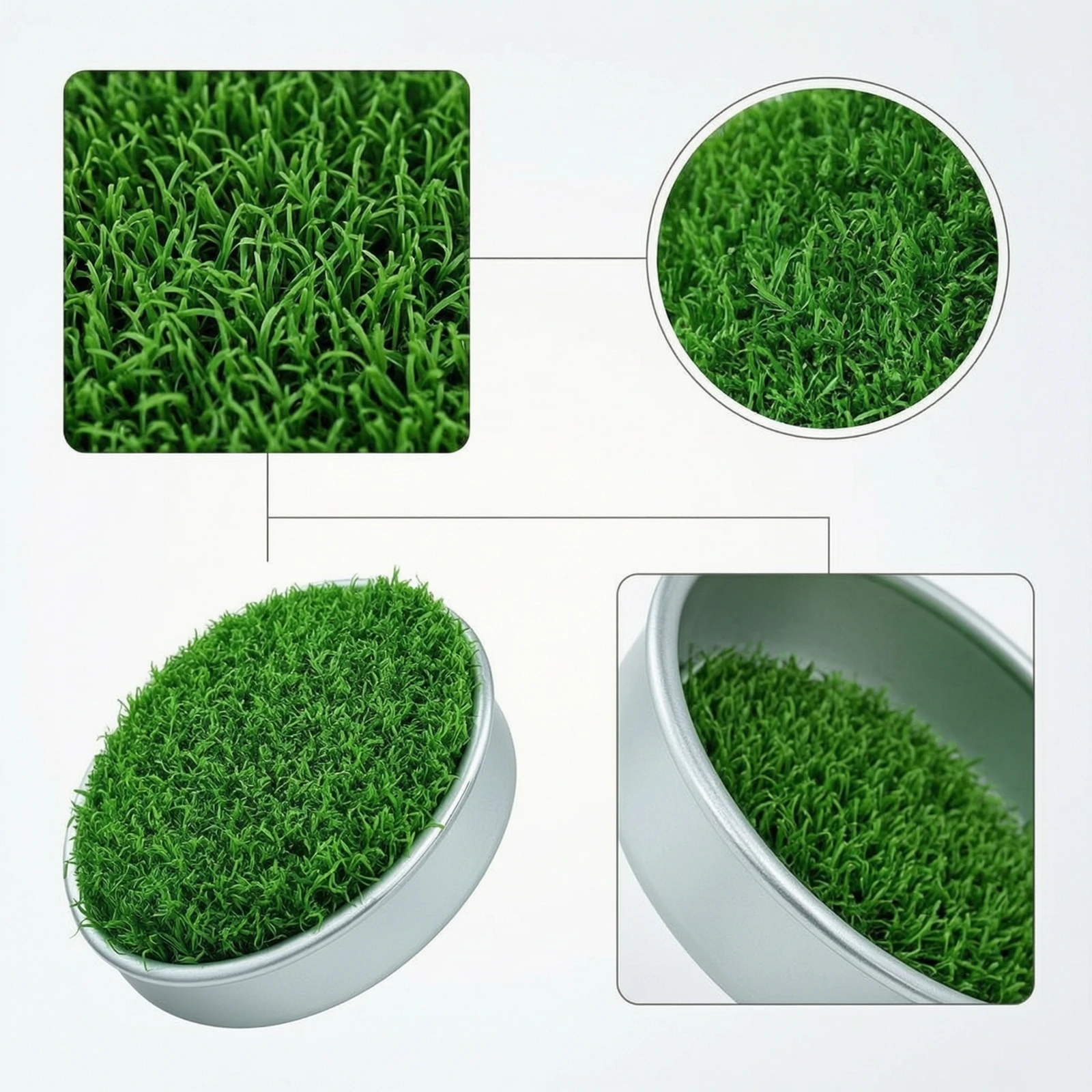 Golf Cup Cover with Artificial Turf Shielding Putting Green Hole Cover Cover Round Versatile for Golfers
