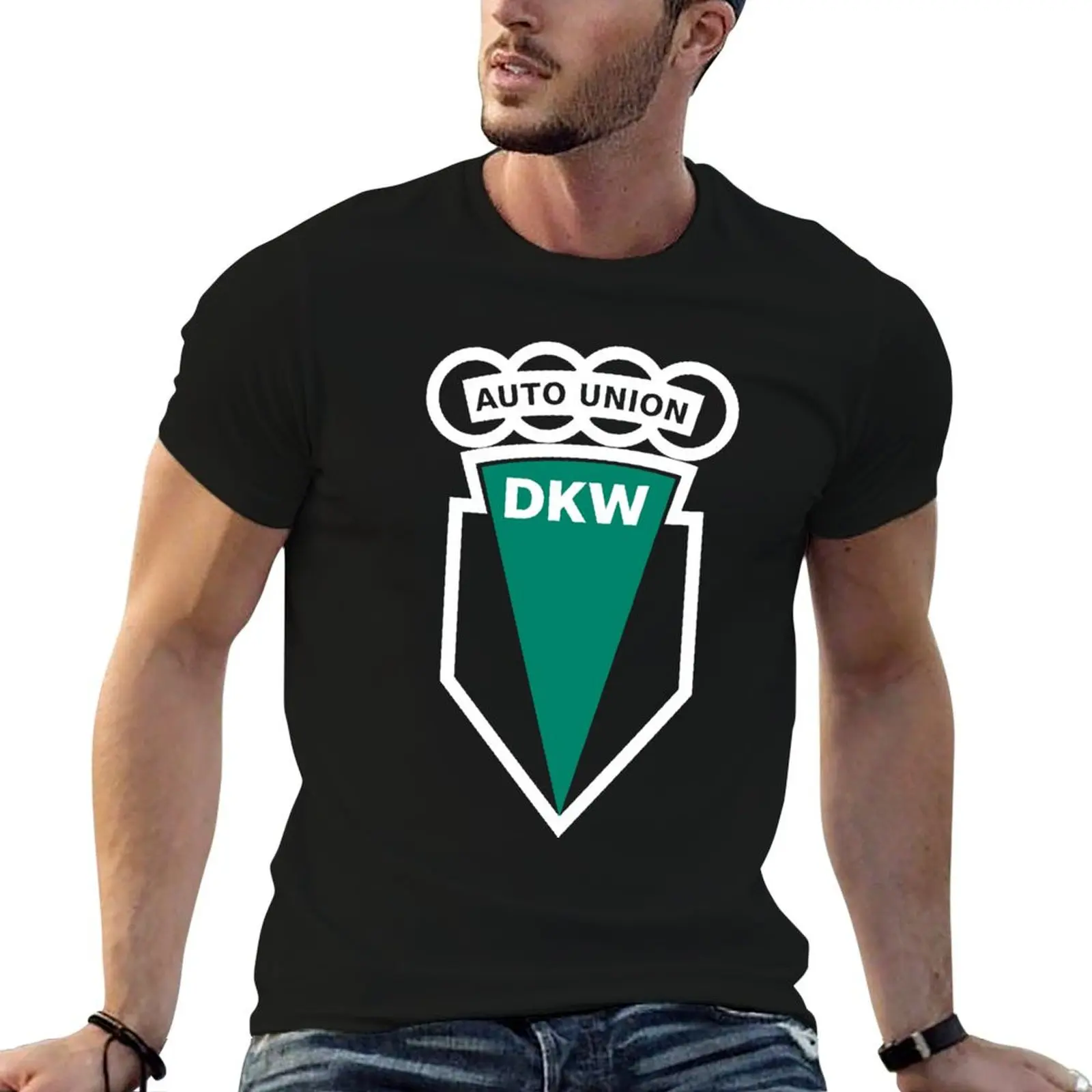 Camiseta con logotipo de motocicleta clásica DKW, camisetas para hombre, camisetas gráficas, camiseta de anime de lujo para hombre
