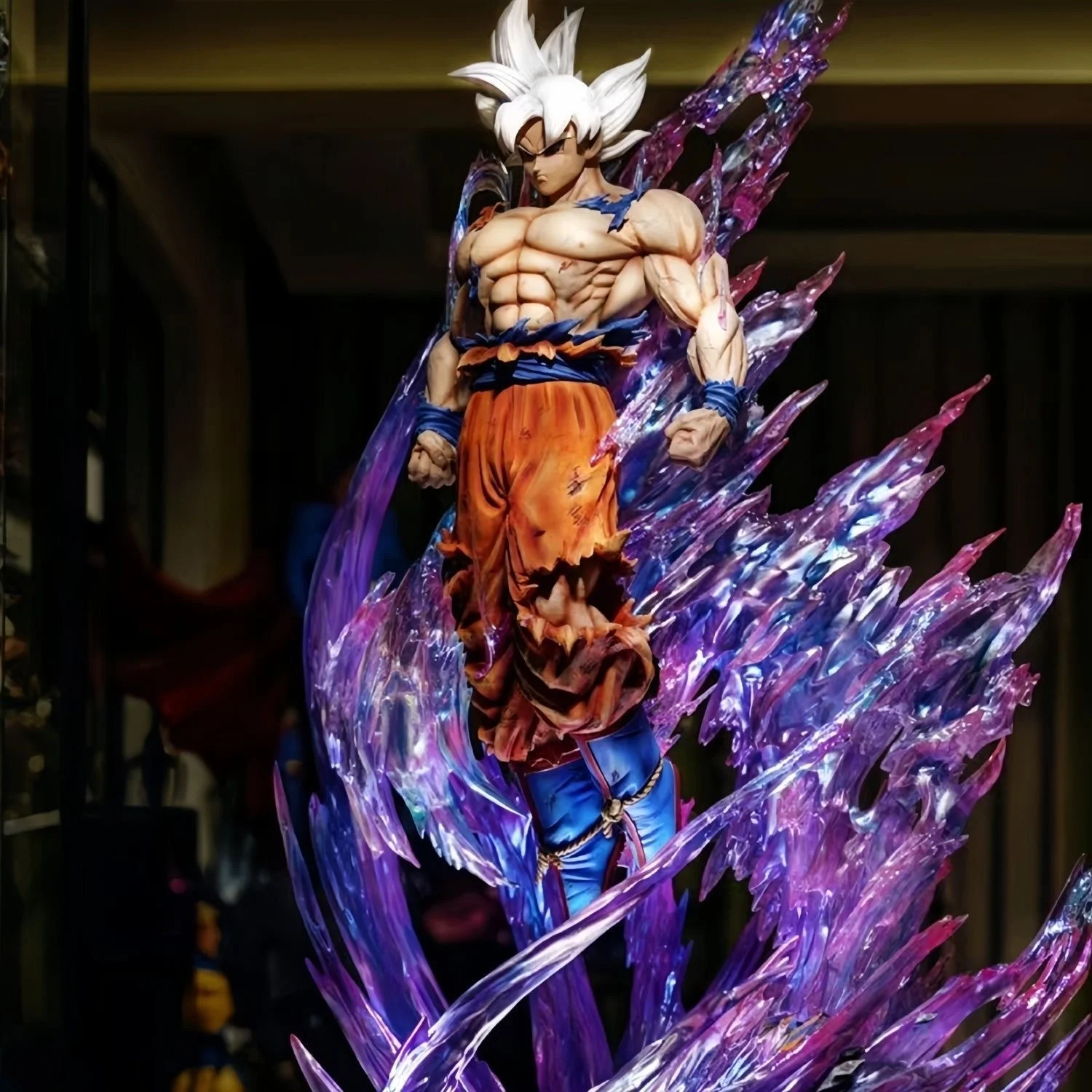 Dragon Ball Z Goku Ultra Instinct Figure Ultra Instinto Goku Figures 24cm PVC Statue Collection Model Toys Gifts view 2