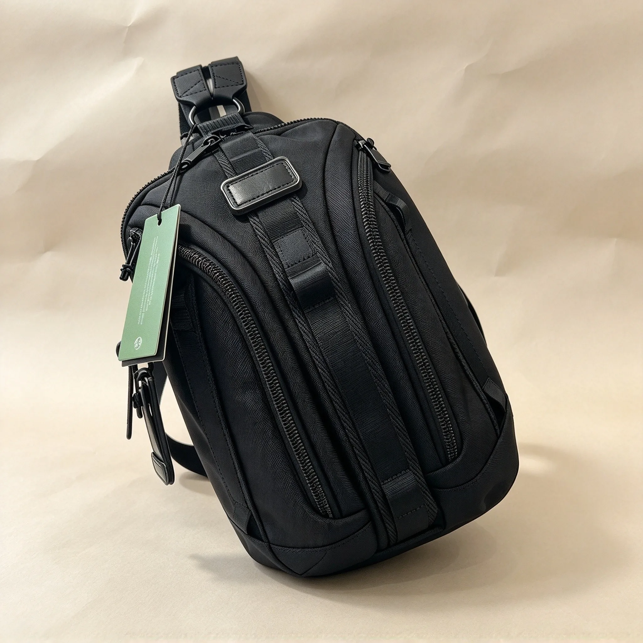 Men's Ballistic Nylon Crossbody Bag, Trendy Business Multi-functional Chest Sling Pack view 3