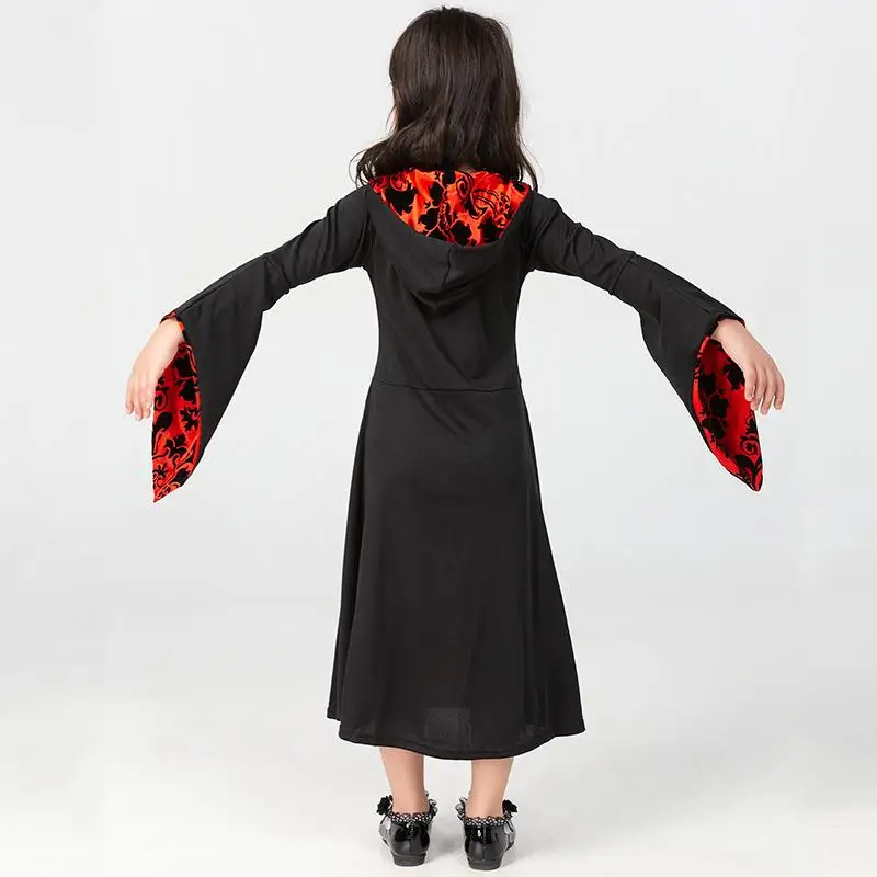 

Костюм ведьмы, наряд для женщин на Хэллоуин, ролевая игра для девочек, весенне-осенний наряд, ансамбль, женский традиционный этнический оленький костюм...