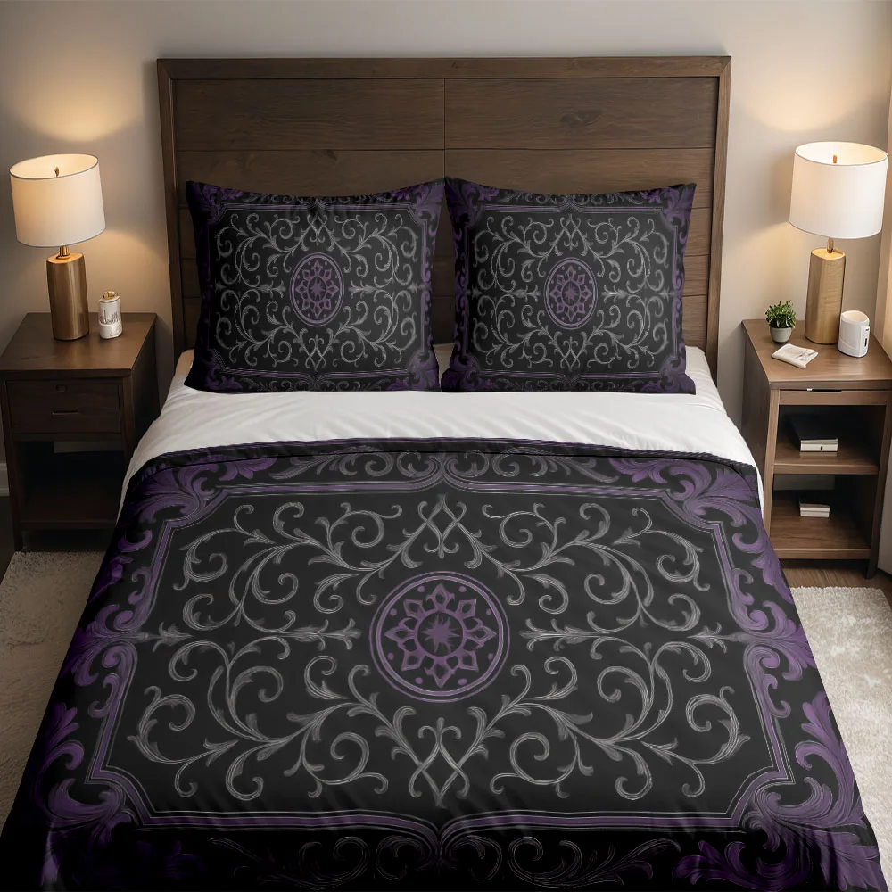 The Last Knight Gothic Chivalry Duvet Cover Set King Queen Double Full Twin Single Size Duvet Cover Pillow Case Bed Linen Set