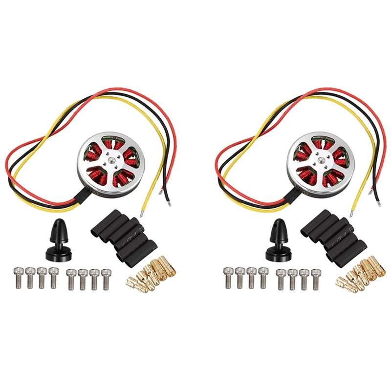 

2X 5010 750KV High Torque Brushless Motors For Multi Copter Quad Copter Multi-Axis Aircraft-B