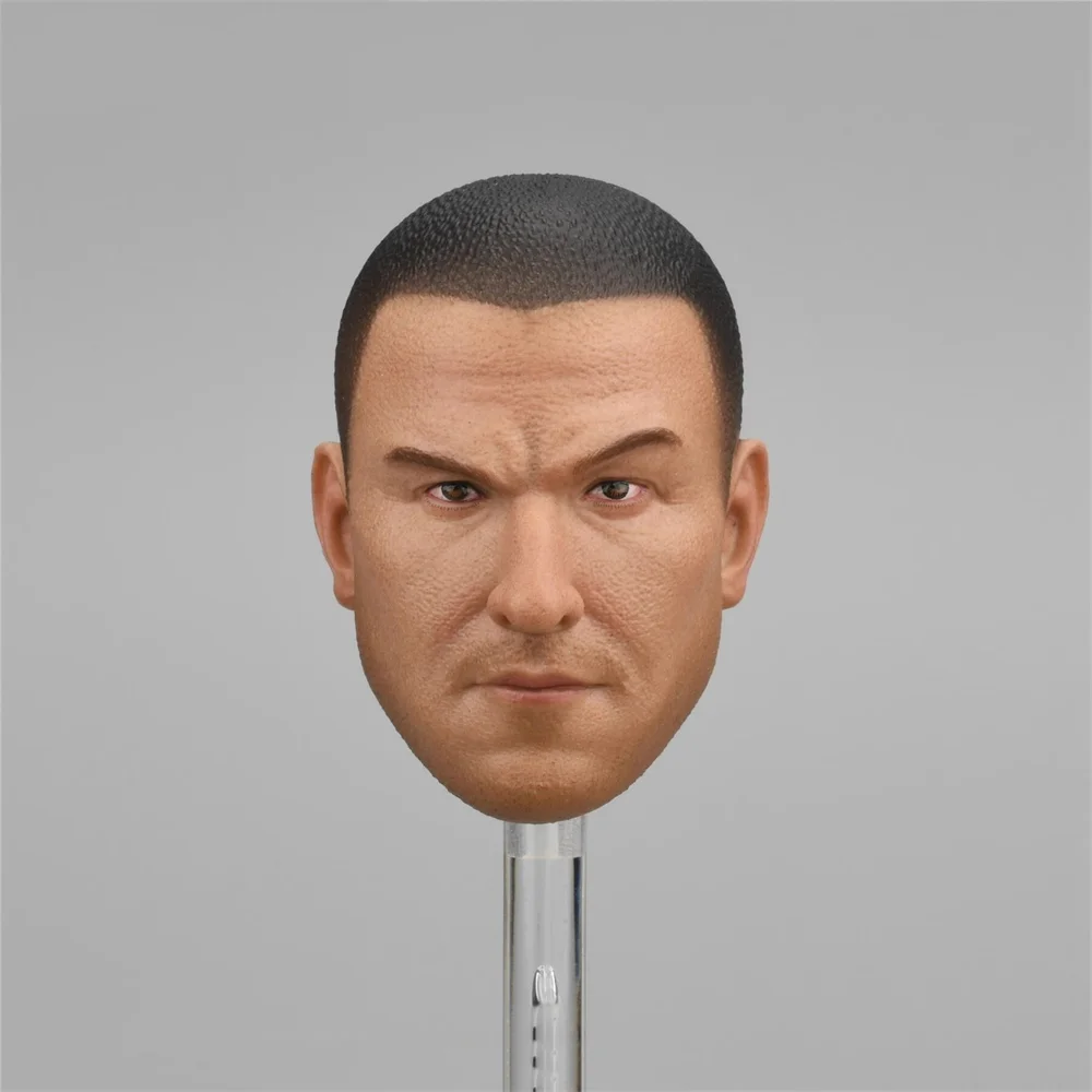 Easy & Simple ES 26067R The Russian Action Figure Unit Testa maschile Sculpt Carving Occhiali da sole a maniche corte per 12 "COO Action 1/6