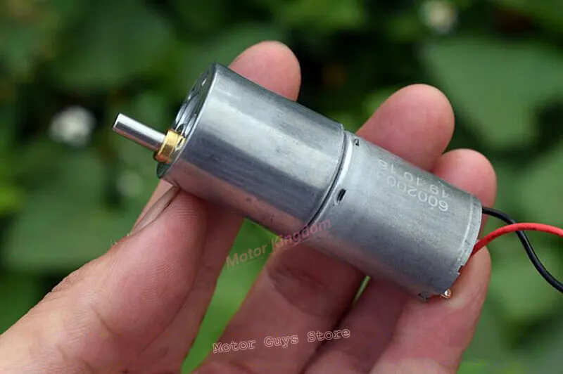 Mini 24mm Metal Gearbox Gear Motor DC 3.7V 34RPM DC 12V 45RPM Slow Speed Large Torque Micro Mini Reducer Motor For Robot Car