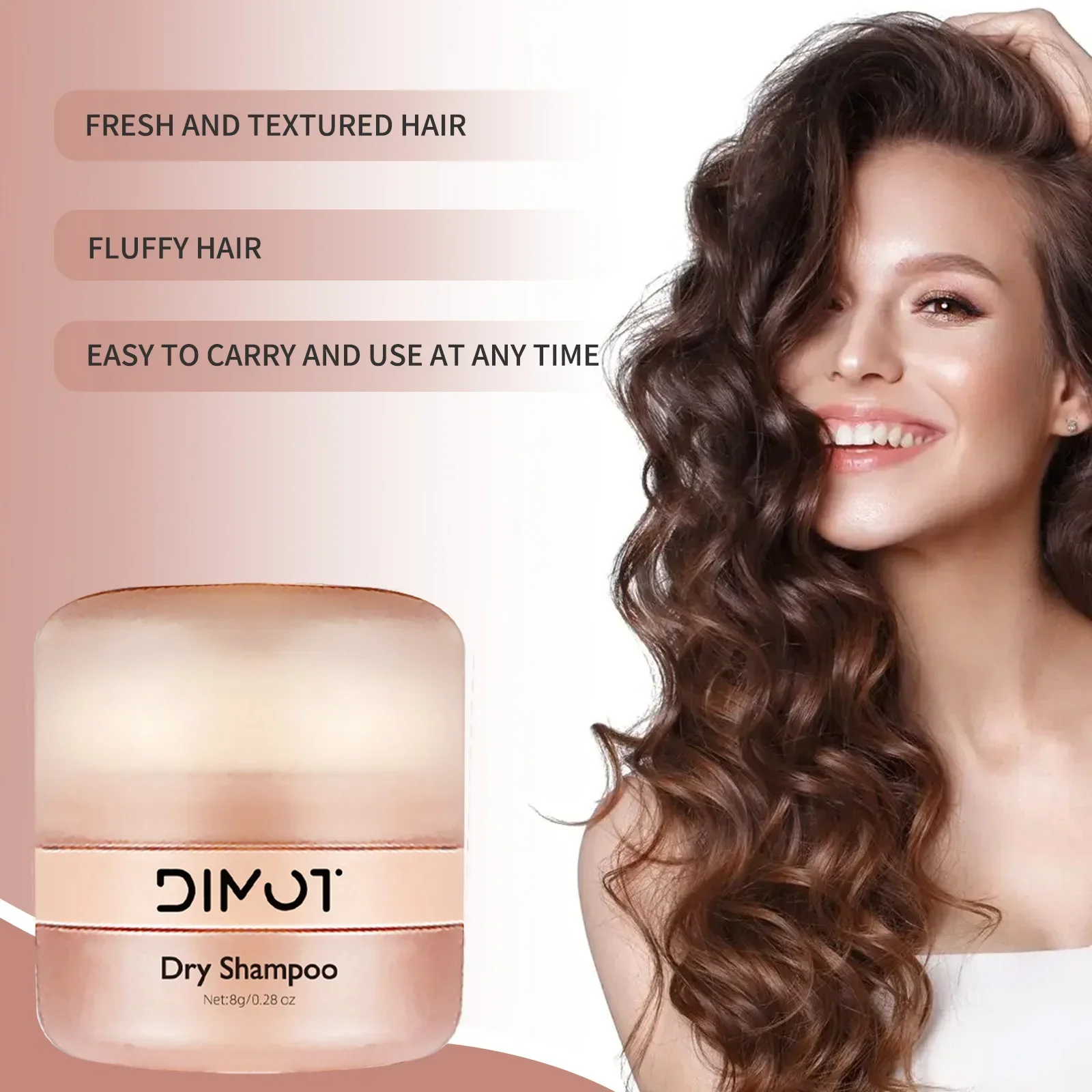 

No-Wash Oil Control Hair Volume Powder Unisex Styling Powder Thin Hair Instant Fluffy Lon Lasting Hold Non Sticky Hair Styling