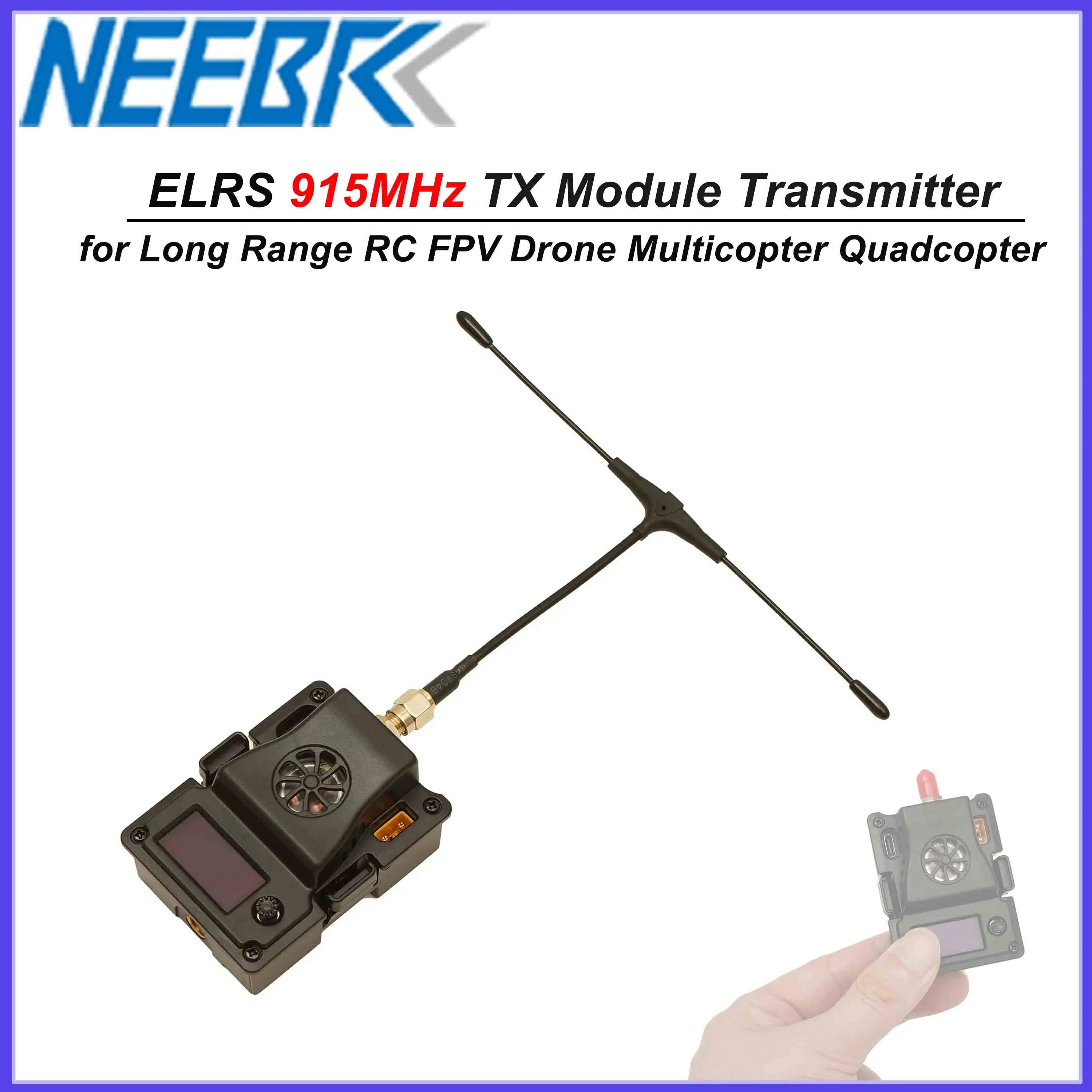 

ELRS 915 МГц высокочастотный модуль TX-передатчик ExpressLRS Crossfire 5-12 В для дальнего действия RC FPV Дрон Мультикоптер Квадрокоптер