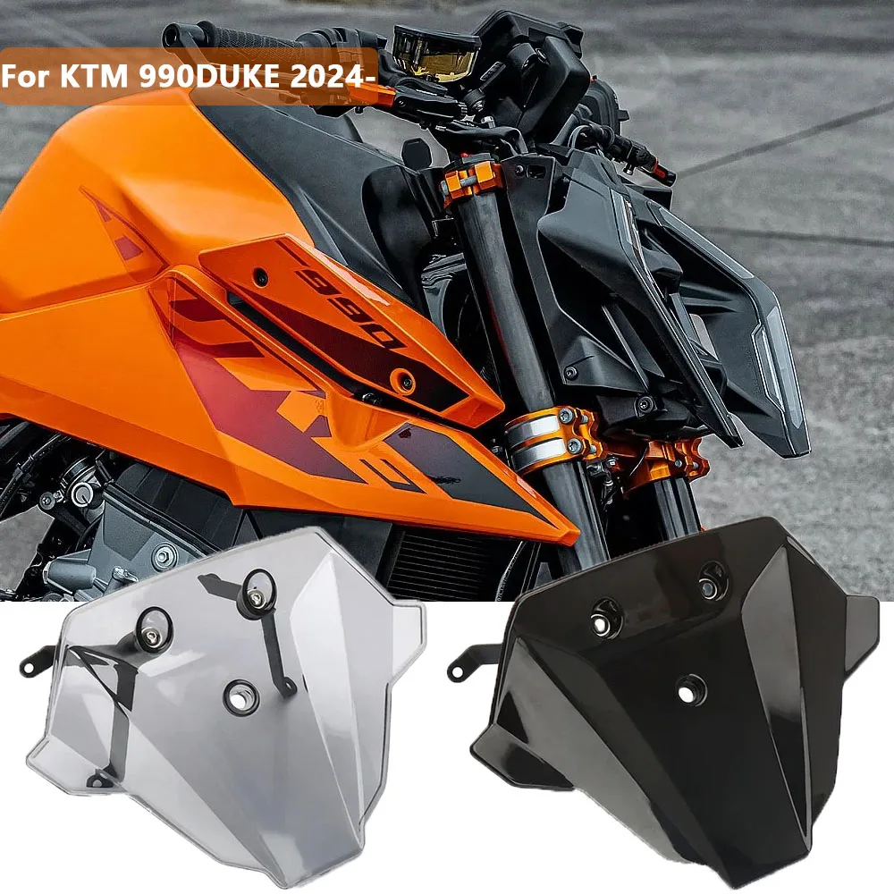 

Для KTM 990 DUKE 990 DUKE 990 Duke 990 Duke 2024 2025 новый козырек для лобового стекла мотоцикла, аксессуары для переднего лобового стекла