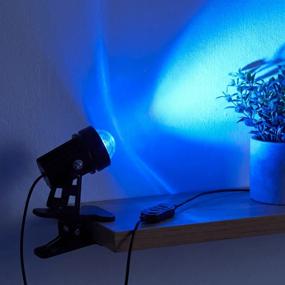 Cord Dimmable USB Powered LED Light Adjustable Clip Multi Color Changing Ambient Spot Lamp Energy-Saving LED Compact Lightweight