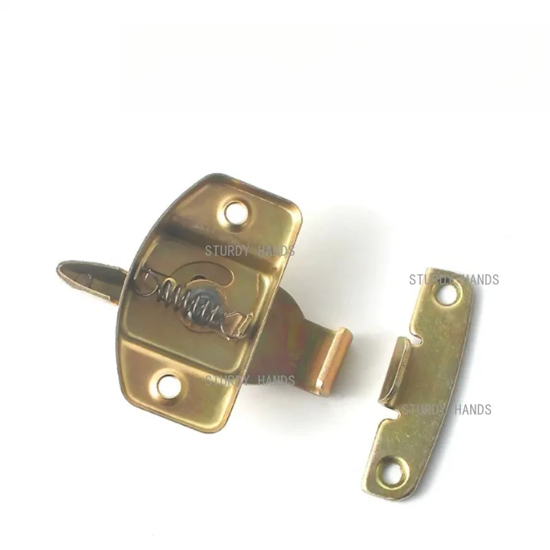 1 Set of Dining Table Desktop Lock Buckle, Door and Window Lock Buckle, Dining Table Connecting Buckle, with Screws, Hardware