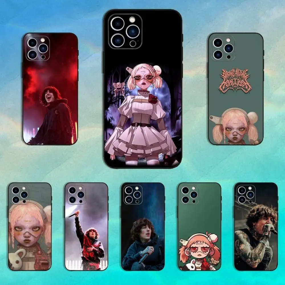 

Bring Me The Horizons B-BMTH Phone Case For iPhone 16,15,14,13,12,11 Plus,Pro Max,XS,X,XR,SE,Mini,8,7,Soft Silicone Black Cover