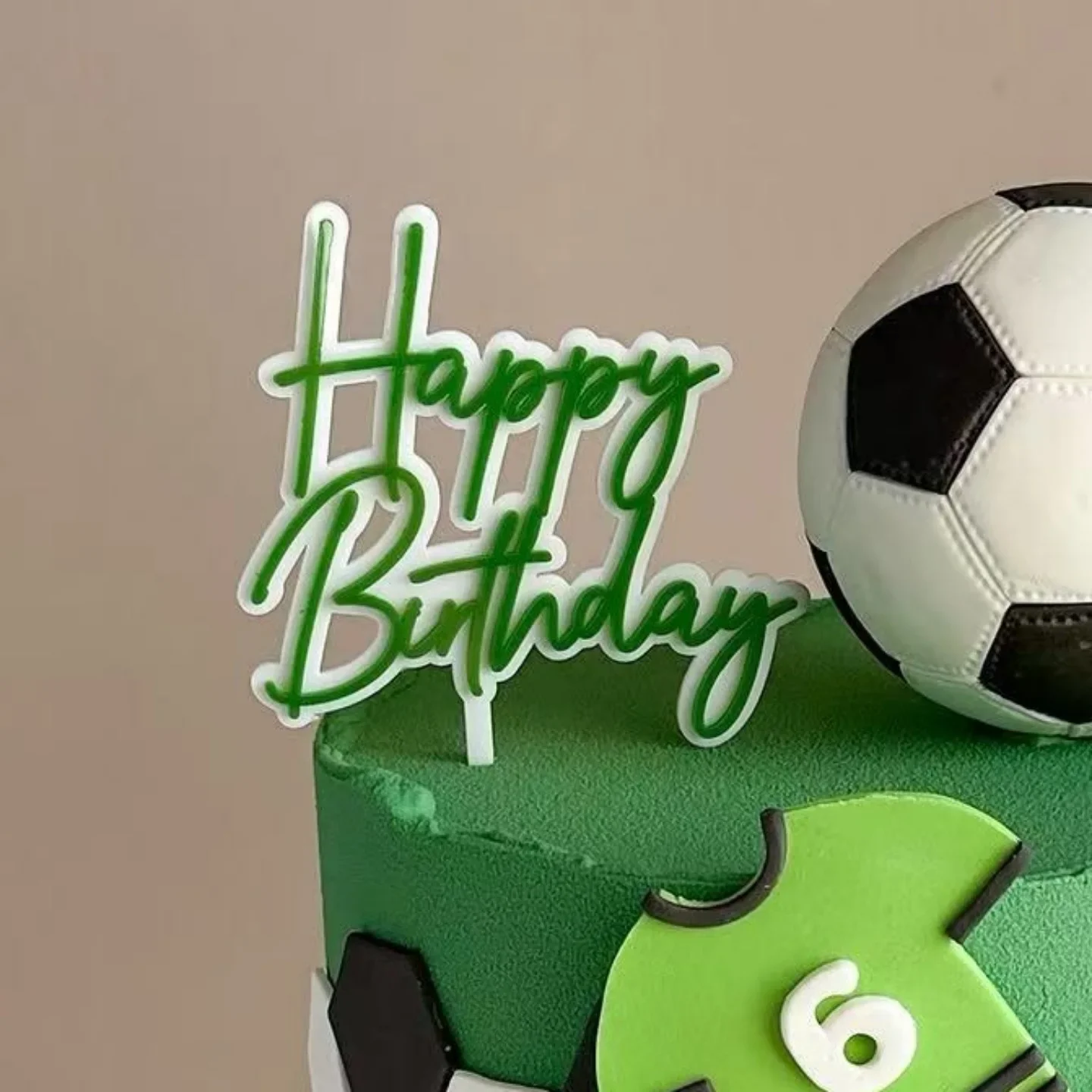 Fußball Junge Kuchen Topper Fußballspieler Puppe Dekor für Geburtstag Party Sport Thema Kinder Feier liefert Cupcake Dekor – Detail 2