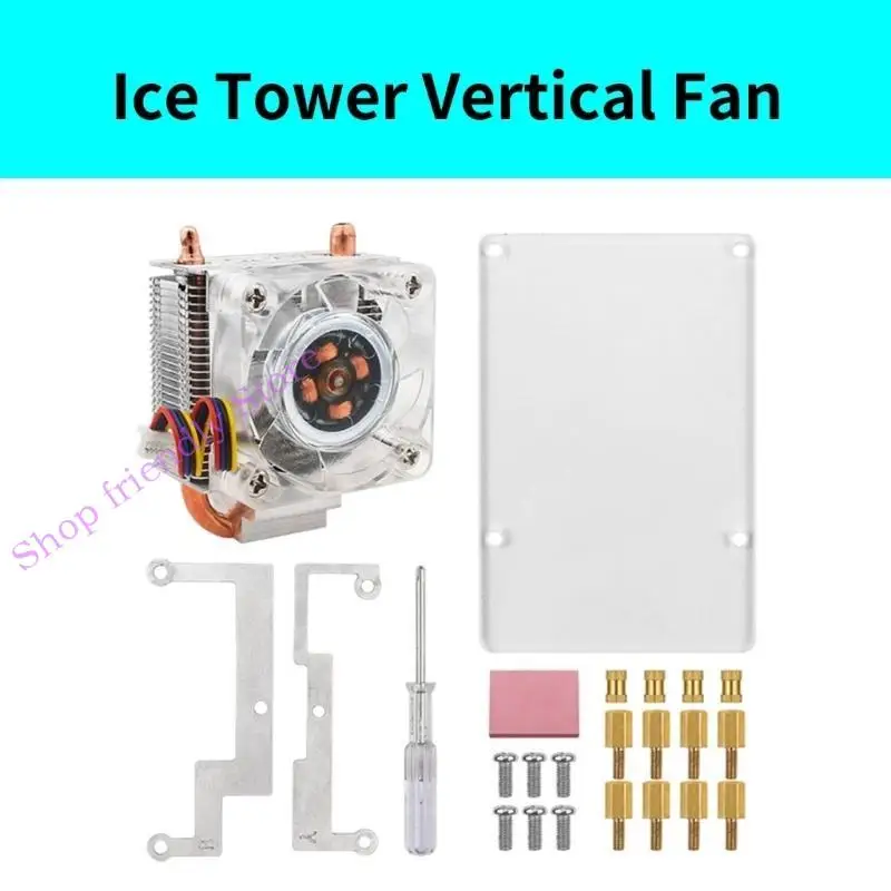 594a kipas pendingin aluminium yang efisien untuk papan 5b 5b kipas pendingin warna -warni instalasi mudah vertikal/horizontal