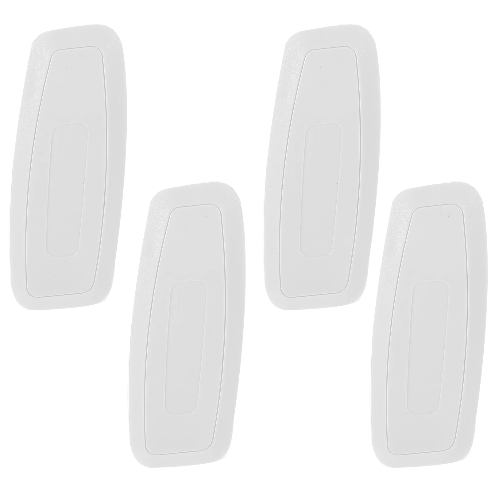 

4 Pcs Curtain Handle PVC Window Blind Pulls Drops Break Resistance Practical Texture Roller Easy Install Lightweight
