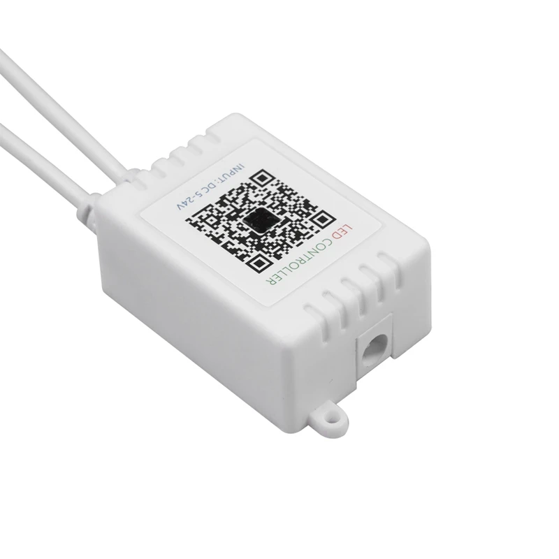 ไฟ LED ขนาดเล็กแบบบลูทูธ + ตัวควบคุมเส้นไฟ RGB แบบอินฟราเรดระบบไร้สายควบคุมด้วยสมาร์ทโฟนไฟฟ้ากระแสตรง4.5-26โวลต์144วัตต์สำหรับแถบ RGB