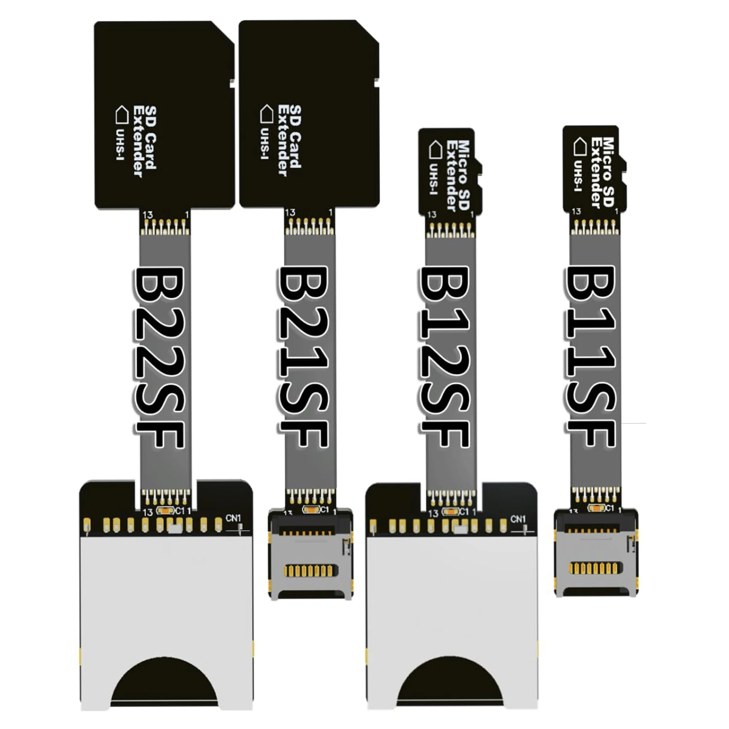 Flex Extender cable TF to micro SD TF Zip Extension cable Memory Card Extender Cord Linker UHS-I high-speed transmission