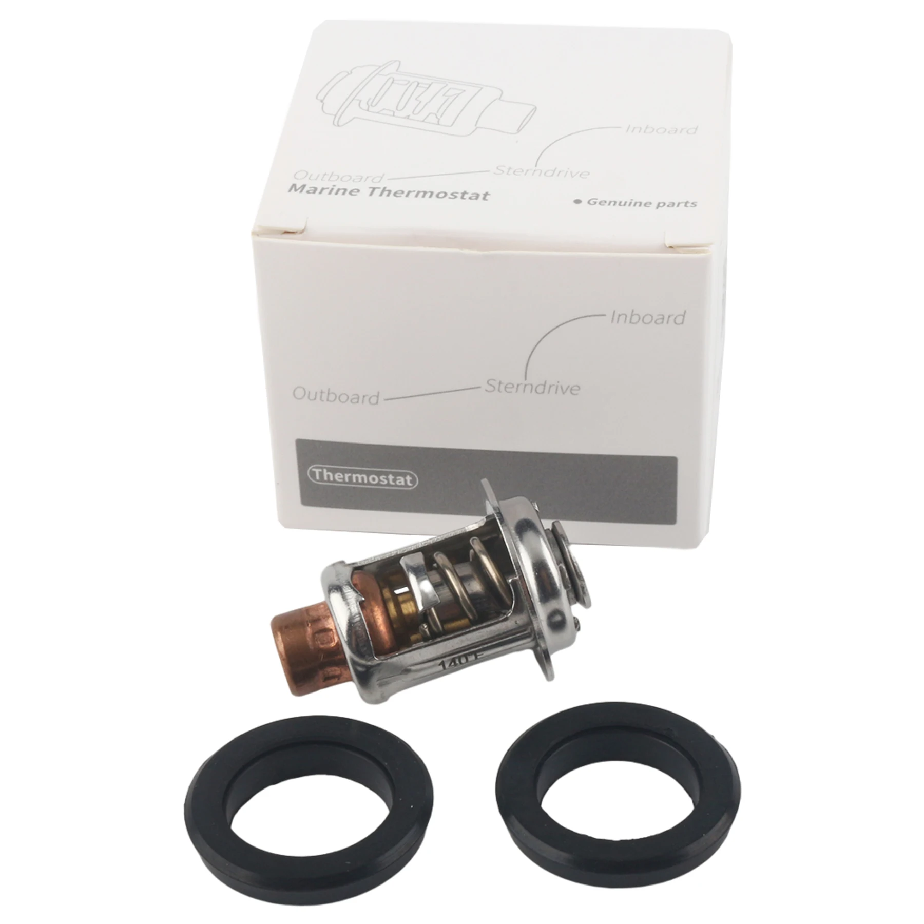 Soxa Marine 143°F 62°C Thermostat For Evinrude Johnson OMC BRP 6-55HP 4-Str Cross V4 V6 40-300HP 434841 5005440 777260 437414